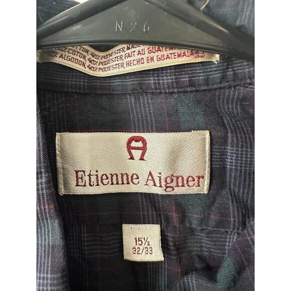 Etienne Aigner men’s size 15 button-down shirt - Picture 6 of 9